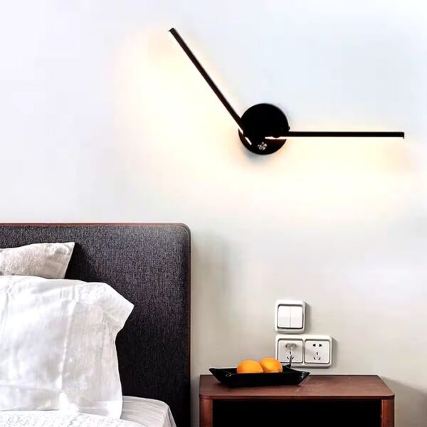 Aplică din aluminiu cu LED, aplică 12W cu braț reglabil al lămpii 53cm