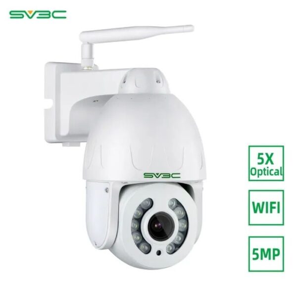 Camera de supraveghere cu urmărire automată, wireless, 5MP, zoom