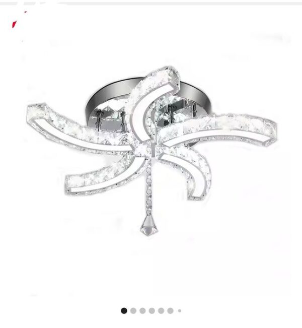 Plafoniera 24W LED de lux plafoniera 50cm, plafoniera moderna K9 crist