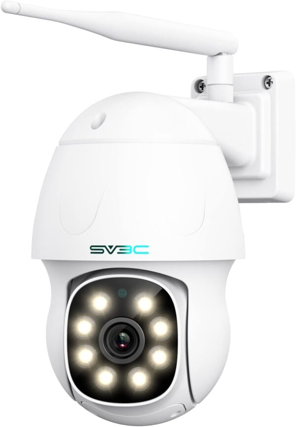 Cameră IP de securitate SV3C 4K PTZ Pan Tilt 8MP, dual band, 2.4G 5G WiFi