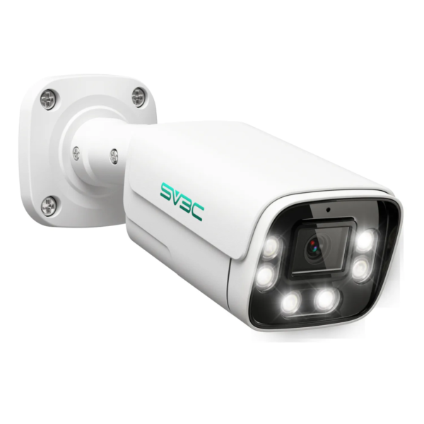 Cameră SV3C A02 IP POE SV 3 C 4K pentru exterior, cameră de securitate POE de 8 MP  IR/color Nig