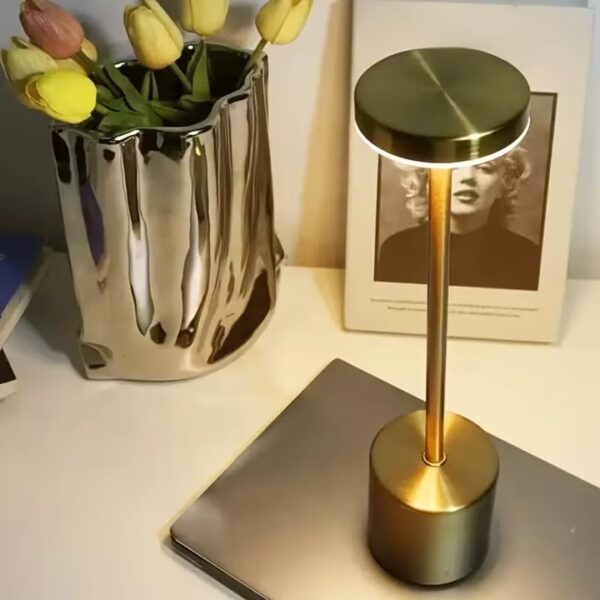 Veioza Lampa masa birou portabila, cu acumulator si touch