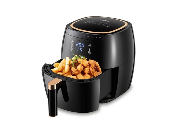 Friteuza cu aer Swiss Pro+ SP-DAF7LG 7L, 1750W, negru